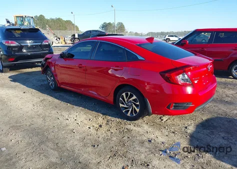 2018 Honda Civic Ex из США, поврежденный, VIN 2HGFC2F7XJH541752